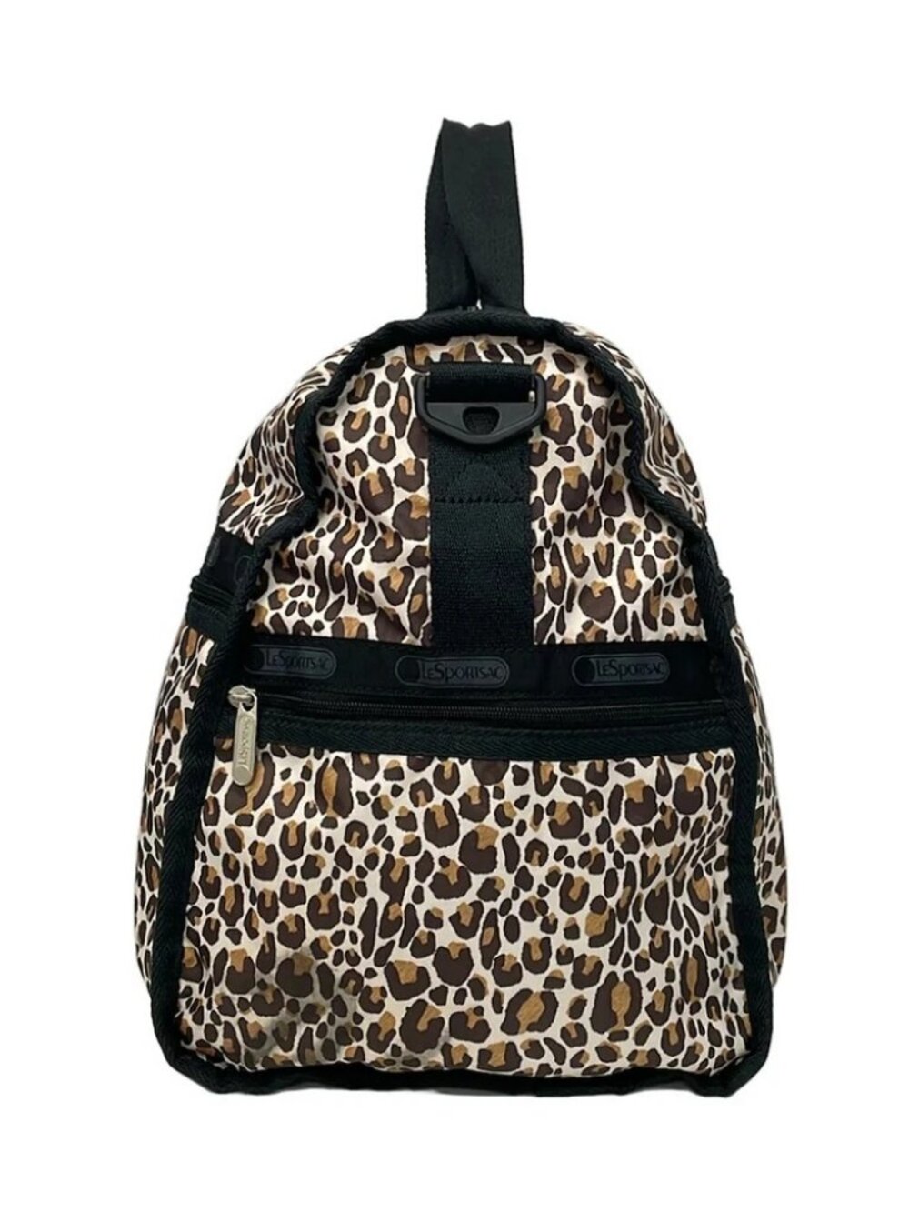 LESPORTSAC White Black Multi Respo Nylon Boston Bag - Picture 2 of 10